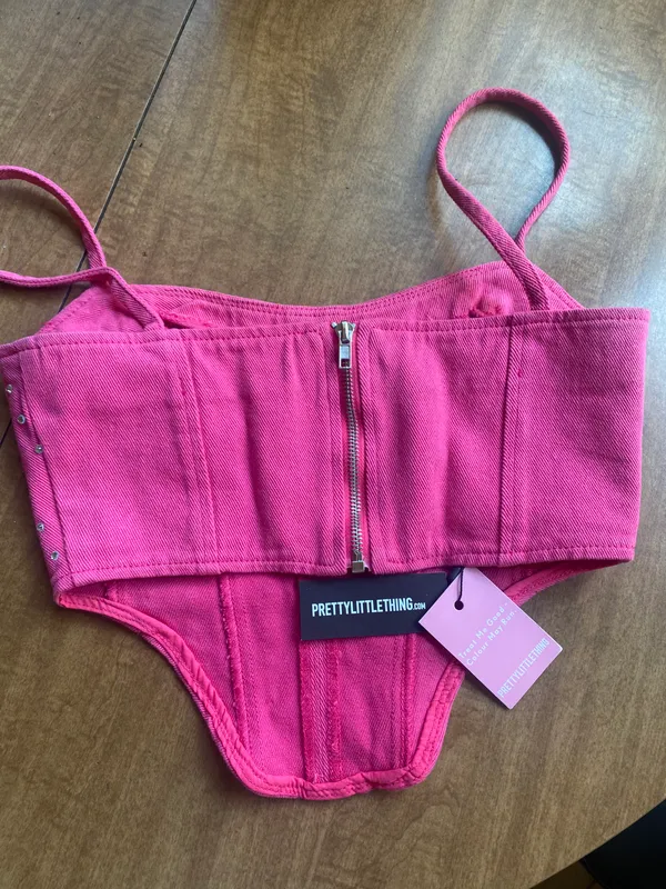pink diamond corset top Size 4 - Image 2