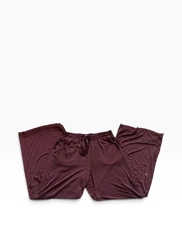 Lululemon principal dancer pant 32” midnight maroon size 10 - Image 6