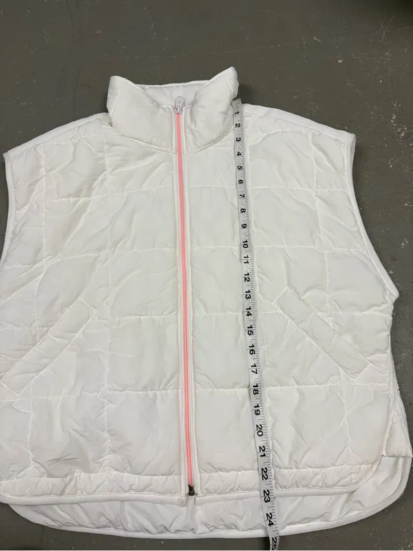 FP Movement Free People In A Bubble Quilted Puffer Vest White Womens Large - Image 9