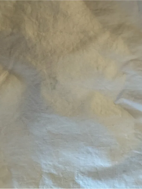 Reformation White Rib Knit Drop Waist Mini Dress Large Organic Cotton - Image 4