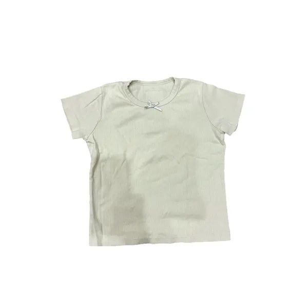 Daily Drills Cream Pointelle Loungewear Set XS/S Minimalist Cool Girl - Image 2