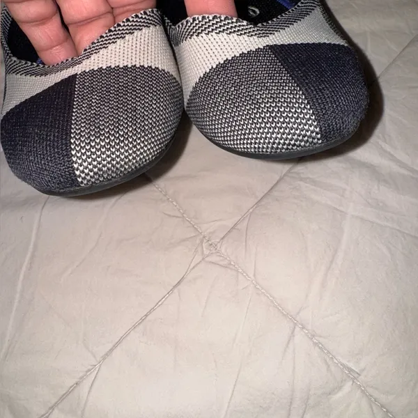 Rothy's Black and Gray Slip-On Flats - Image 4