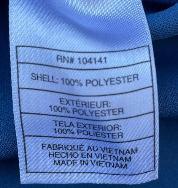 Nike Vintage ACG Fit Therma Blue Fleece Sweatshirt Sweater - Image 6