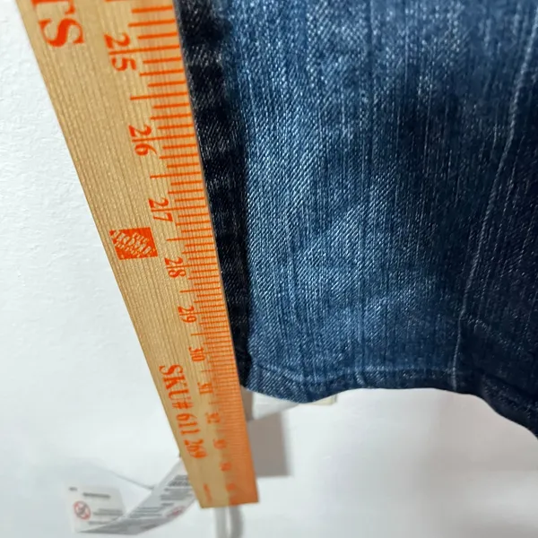 7 For All Mankind Bootcut Jeans Womens 27 Blue‎ Denim Low Rise - Image 10