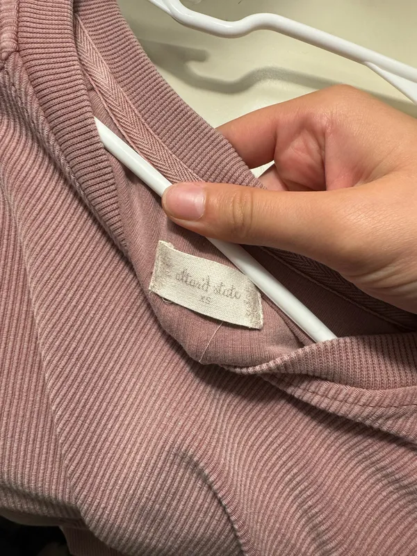 Altar'd State Women’s Oversized Crewneck Sweatshirt in Mauve Pink - Image 3