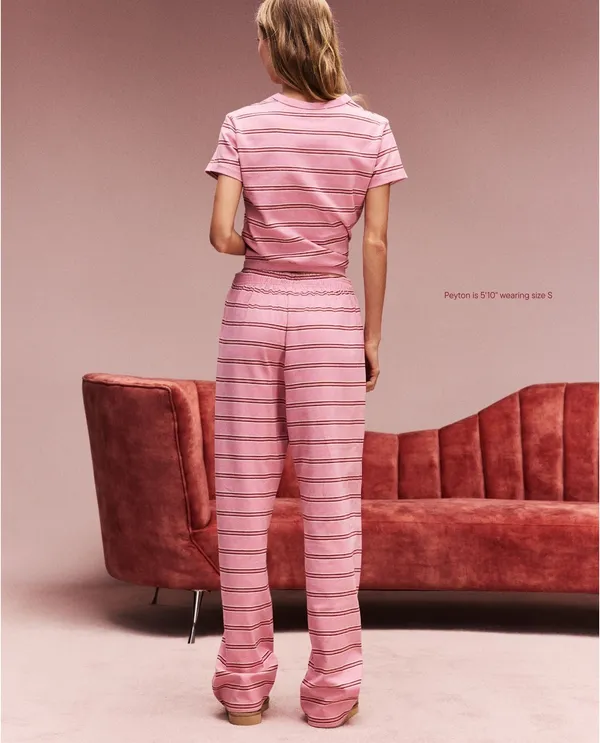 PARKE Sweetheart Striped Cotton Boxer Pants - Image 2