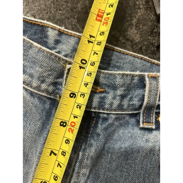VTG Levis Jeans Womens 10 MIS Blue 550 Relaxed Tapered Mom Made in USA Y2K Denim - Image 6