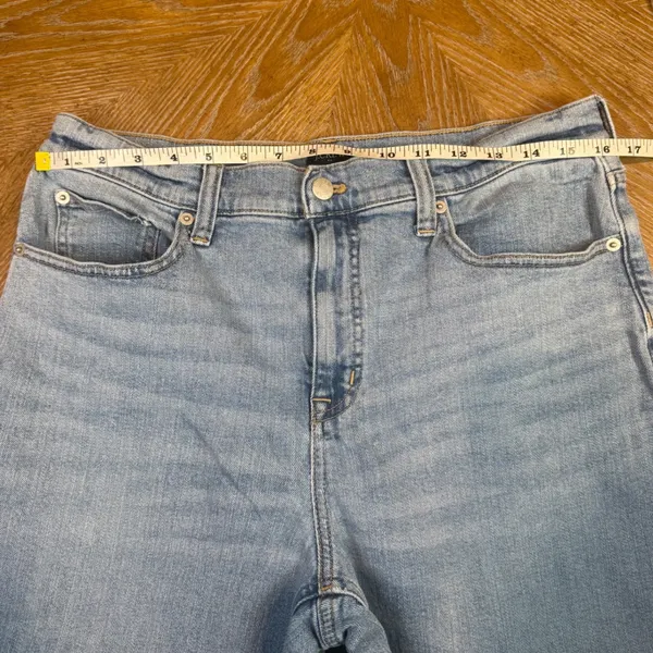 J Crew Classic Wide Leg Jeans Light Wash‎ Size 29 - Image 7