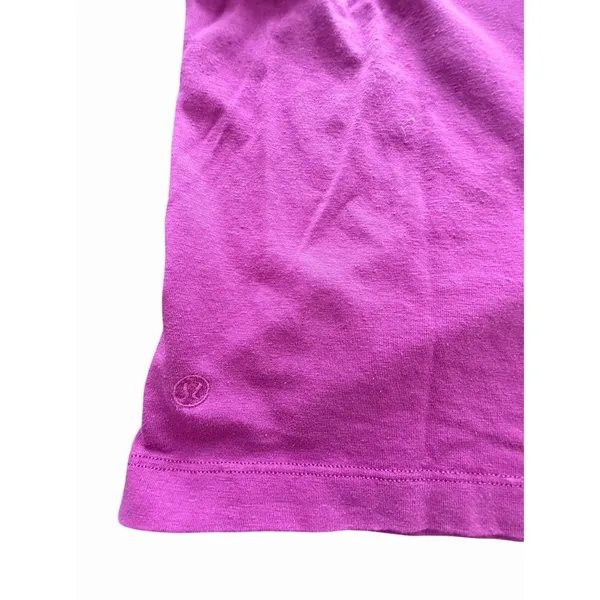 Lululemon Shirt Womens Small Pink Crop Short Sleeve Lightweight Athleisure BB8-1 - Image 6
