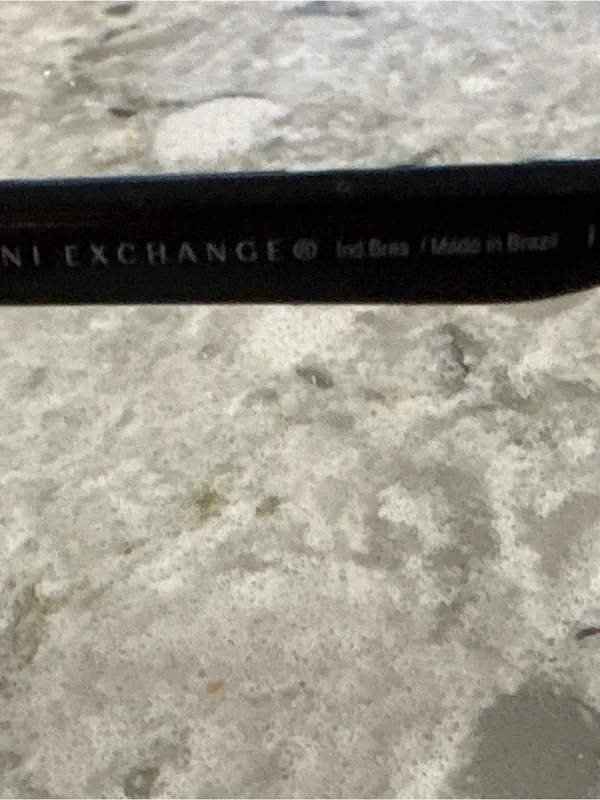Armani Exchange Black Oversized Women's Sunglasses - Image 5