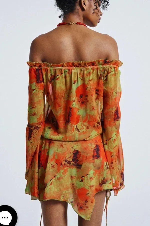 Jaded London Loco Print Cover Up Dress - Image 5