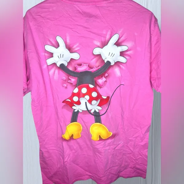WALT DISNEY RESORT Women’s Minnie Mouse Disney Drop Shoulder Graphic Tee - Image 7