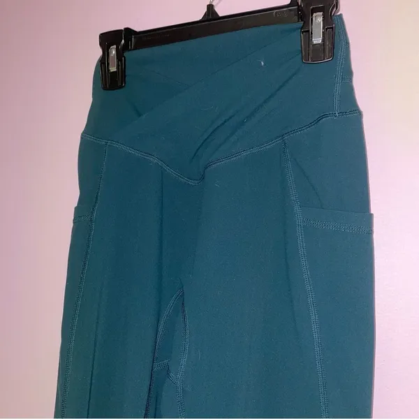 Buffbunny Leggings Womens Size XS Blue Pockets Athleisure Gym Outdoor - Image 2