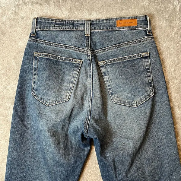 AG Adriano‎ Goldschmied Alexxis Boot Cut High Rise Vintage Fit Jeans Raw Hem 25 - Image 7