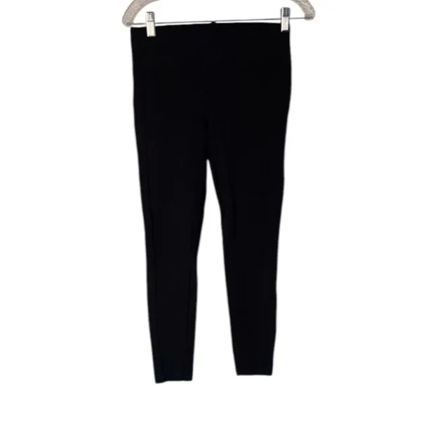 Loft Outlet Womens Black High Waisted Ponte Knit Leggings‎ Size XS Pants - Image 2