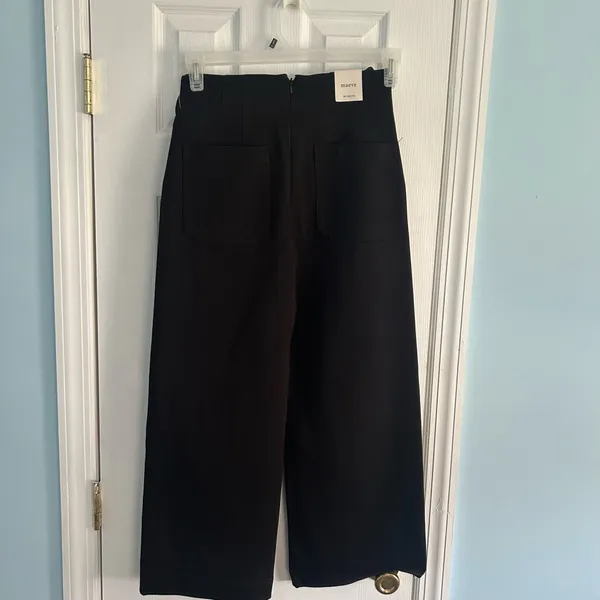 Maeve By Anthropologie The Colette Crop Bow Waist Sparkle Pants Sz 27 NWT - Image 6