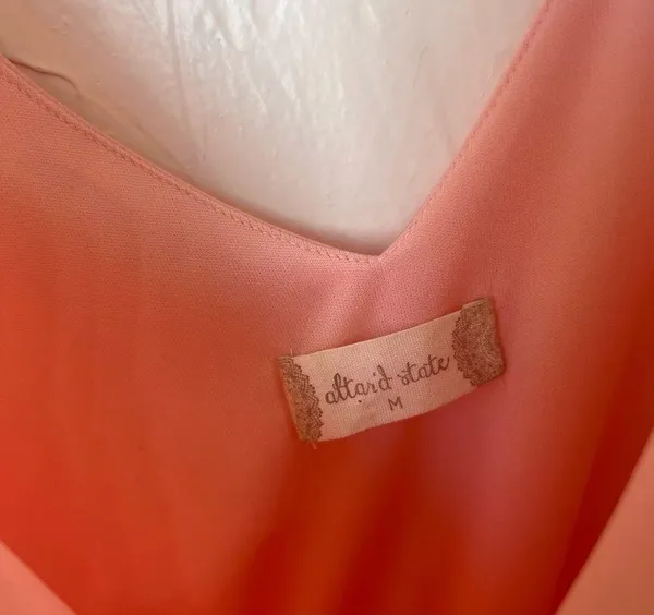 Altar’d State Pink tie romper size M - Image 3