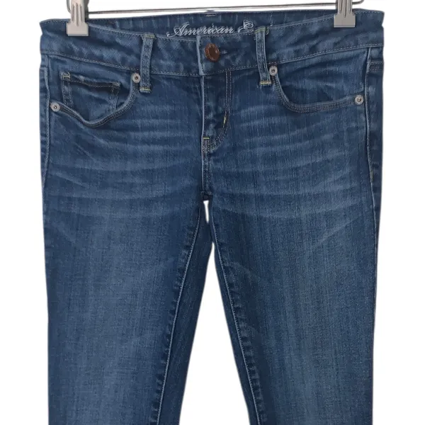 American Eagle Outfitters Stretch Skinny Jeans Blue Denim Woman’s 2 - Image 2