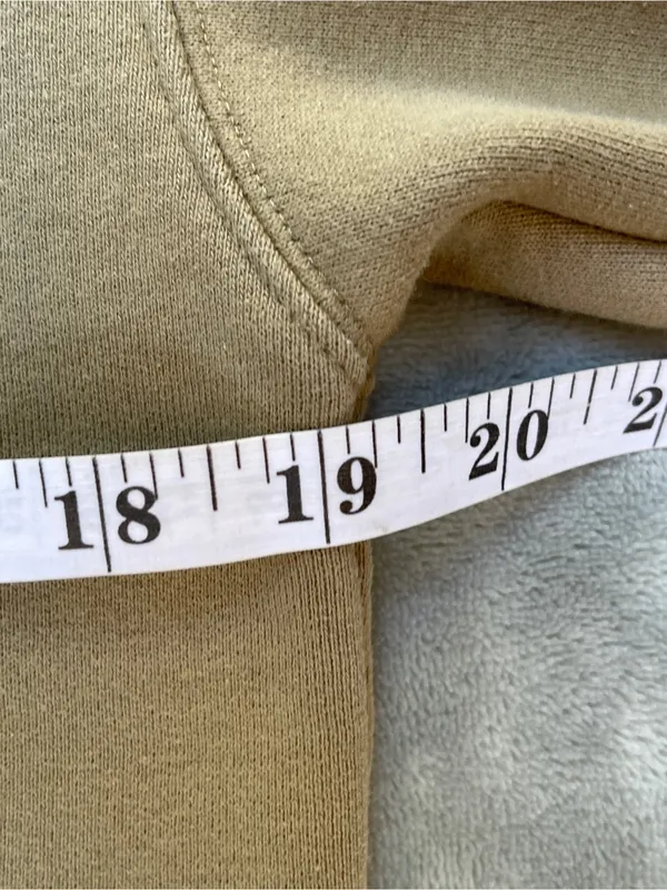 Aritzia Sweatfleece Perfect Fit Hoodie tan loungewear activewear gym training S - Image 8