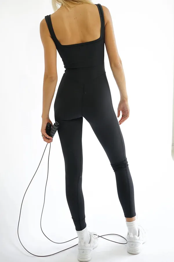 Yellow the Label Black Jumpsuit NWT - Image 3