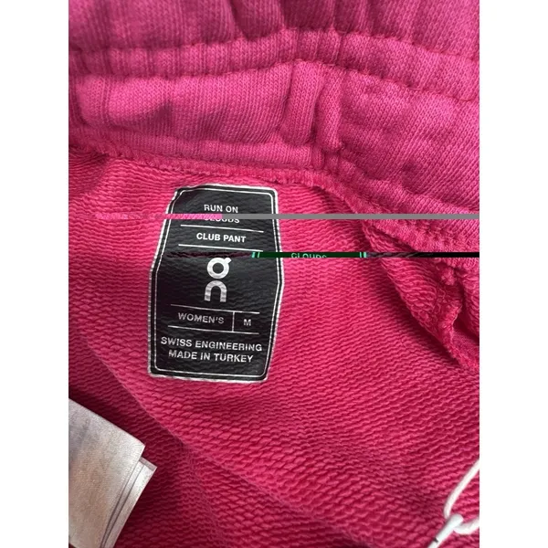 On Women's Club Pants Sweat Pants Joggers Medium NWT $99 MSRP - Image 12