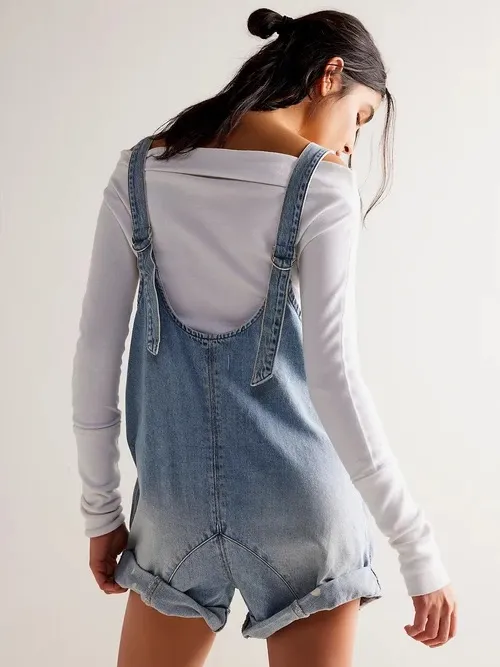 Free People We The Free The High Roller Shortall - Bright Eyes Size S - Image 3