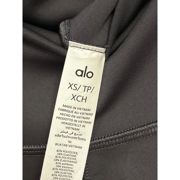 Alo Yoga 7/8 High-Waist Airlift Legging XS Anthracite New With Tags - Image 9