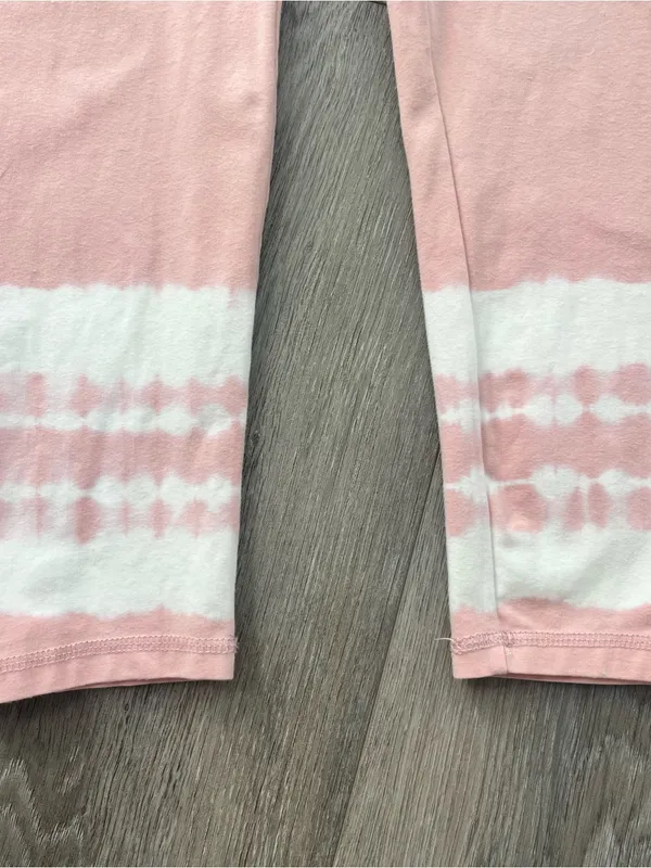 Aerie Chill Play Move Pink Tie Dye High Rise Leggings Size Large - Image 3