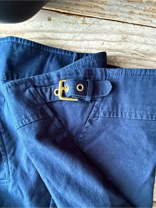 Lauren Ralph Lauren Navy Blue Cotton Jacket Size 16 - Image 4