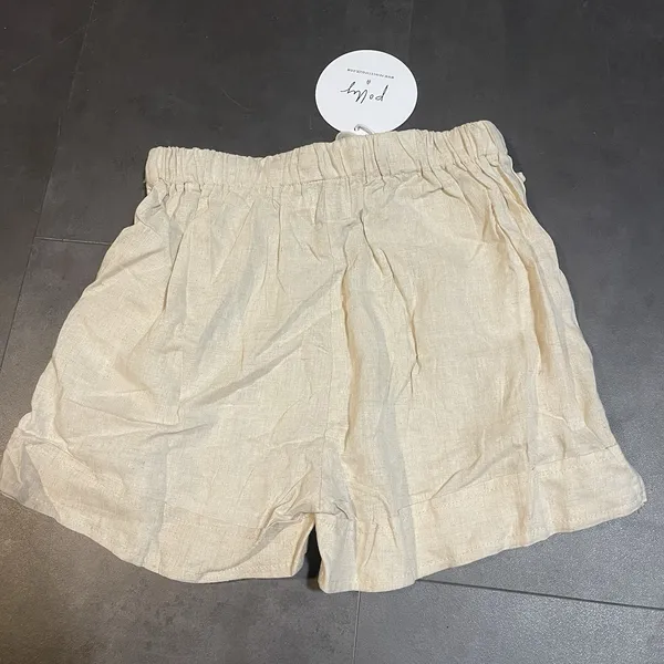 Princess Polly‎ Shorts Womens Size 4 High Waisted Mom Shorts Tan F-58 - Image 5