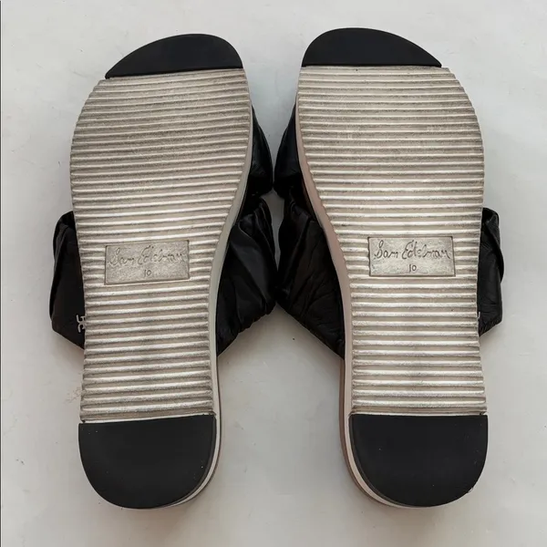EUC Sam Edelman Leather Aida Sandals Black Size 10 - Image 9