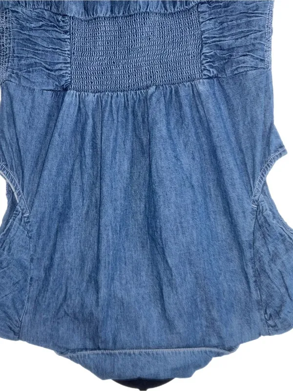 Free People Chester Denim Mini Dress Size Medium - Image 11