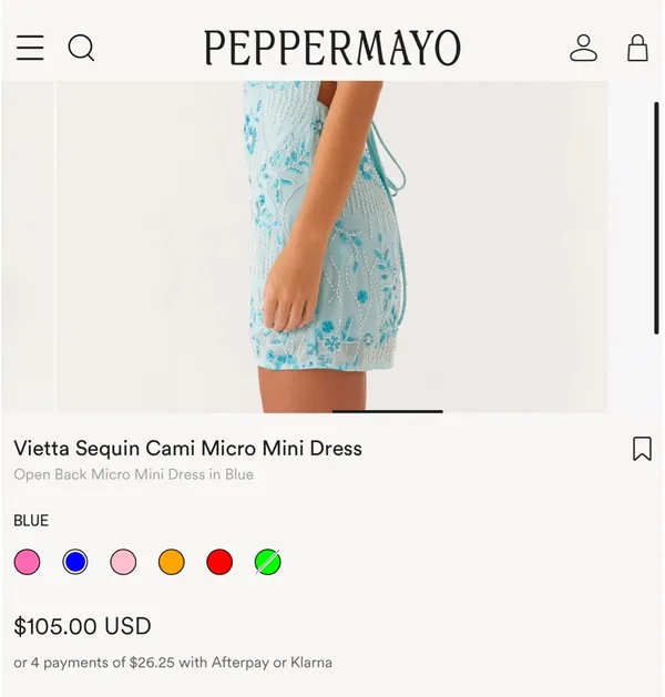 Peppermayo Sequin Mini Dress - Image 6