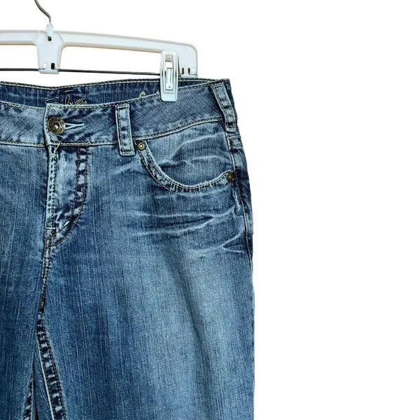 Silver Jeans Womens W 31 L 32 Blue Suki Surplus Denim Bottoms Ladies - Image 3