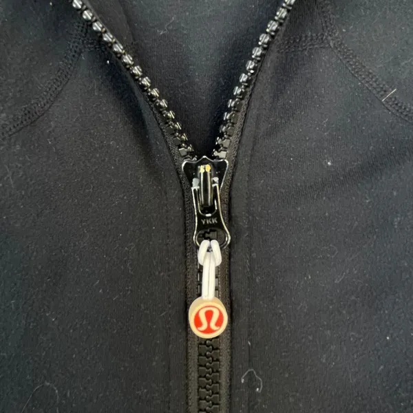 Lululemon Black Zip-Up Hoodie yoga outdoor classic hiking Pilates Small - Image 3