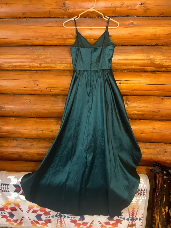 B-smart Emerald Metallic Green Formal Dress - Image 3