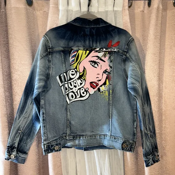 Litz by Unio Size XL Jean Jacket Blue - Image 5