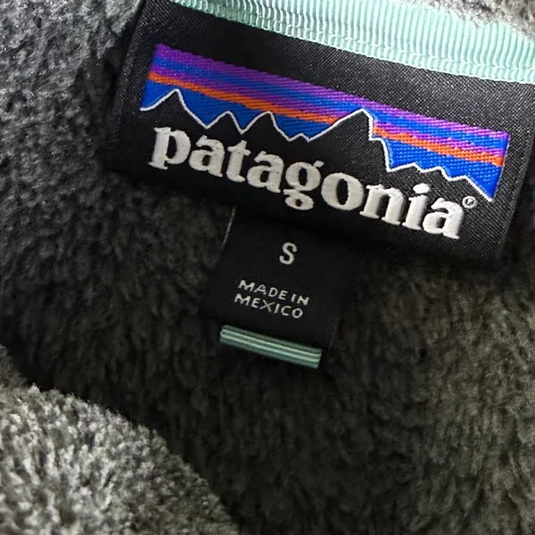 Patagonia Womens Re-Tool Snap-T Full Zip Fleece Jacket Grey Green 25477 Small - Image 2