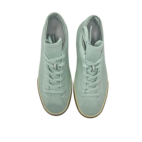 Rothy's The Lace Up Sneaker Shoes Knit Spearmint Light Green Size‎ US 7 - Image 2
