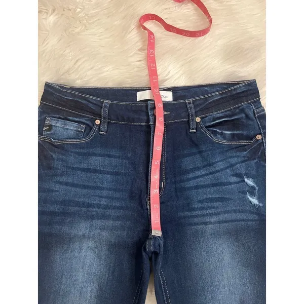 KanCan stretch mid rise skinny jeans minor distressing 11/29 - Image 7