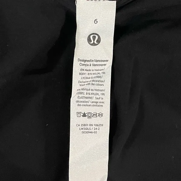 Lululemon NWT Align Shirt Top Long Sleeve Tee Black Size 6 - Image 7