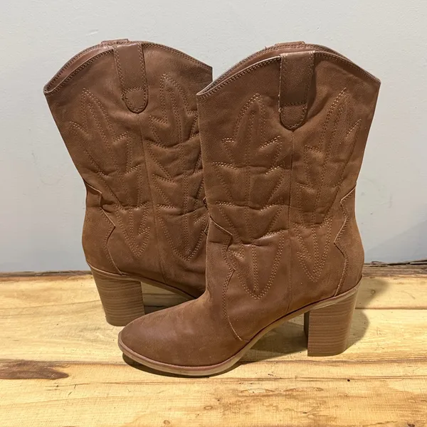 Mia Brown Cowgirl Boots Size 8.5 B30‎ - Image 8