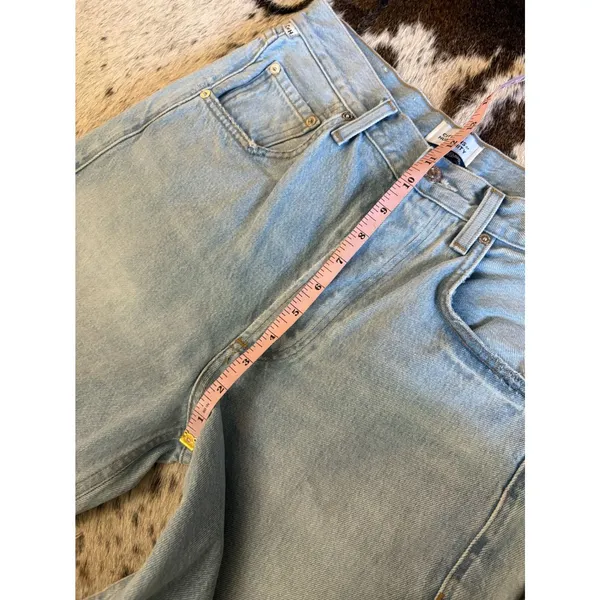 Citizens Of Humanity Ayla Raw Hem Crop Size 26 Light Wash - Image 9