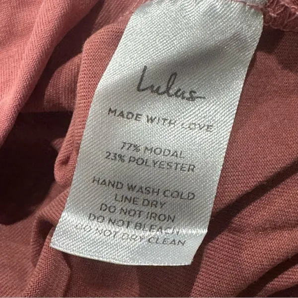 Lulus All-Access Pass Dusty Rose Crop Top Women’s Small - Image 4
