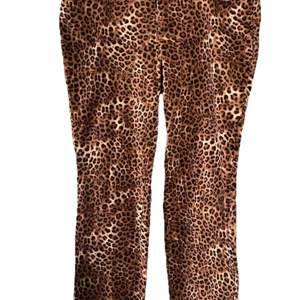 Charter Club PLUS SIZE Lexington Animal-Print Jeans 16W Stretch Denim Festival - Image 4