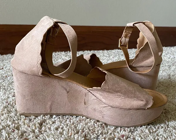 Charlotte Russe Open Toe Wedges - Image 7