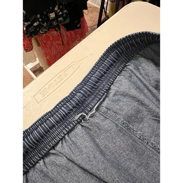 Low Rise Jort Cargo Denim 100% Cotton Capri Pants Size XL Women's 90s Y2K - Image 3