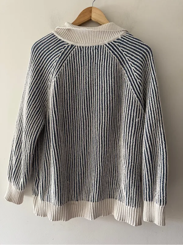 Aerie Sugar Rush Chenille Sweater Marbled Blue‎ - Image 6
