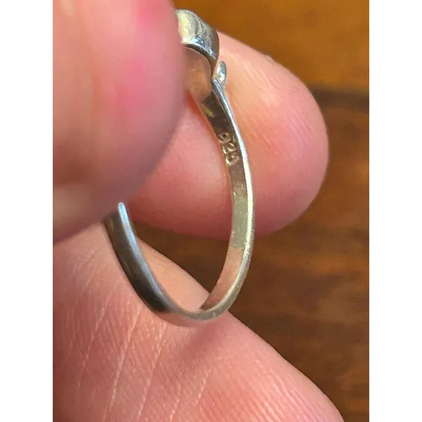 925 sterling silver ring jewlery scrap imperfect v83 1.04g 6.5 size vintage - Image 3