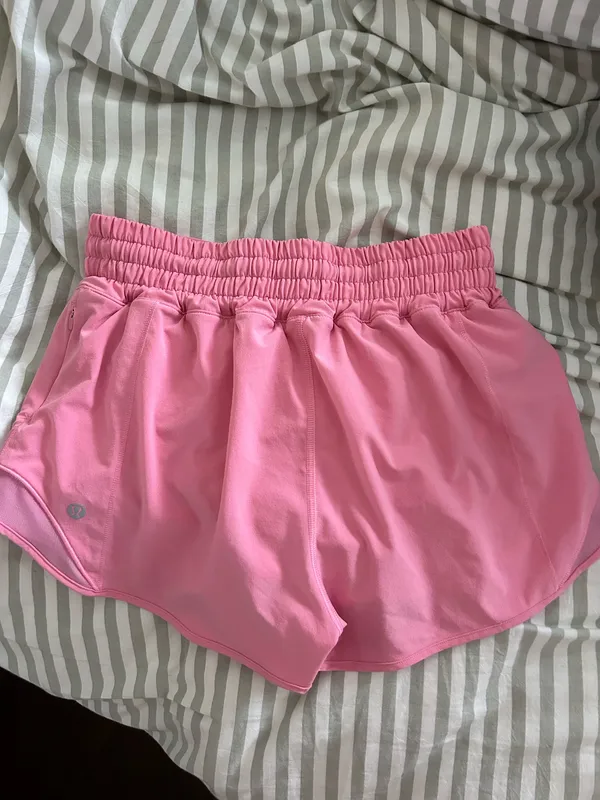 Pink Lululemon Hotty Hot Shorts - Image 2